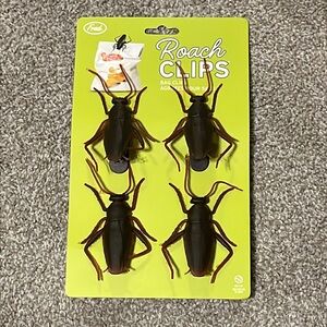 Fred Novelty Roach Snack Bag Chip Fasteners Clips